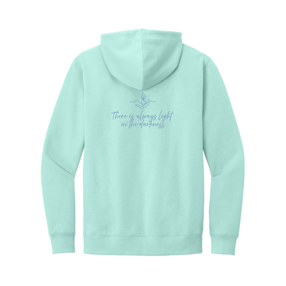Light the Night for Hope - Hoodie - Sea Mist