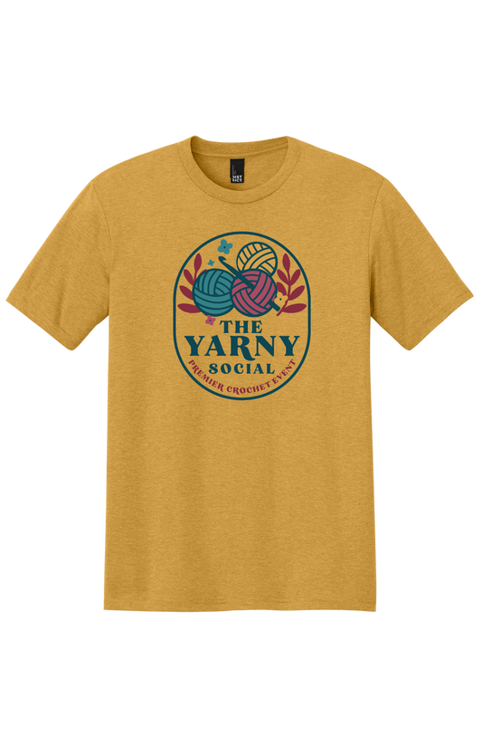 Yarny Social - Short Sleeve Tee - Yellow Heather