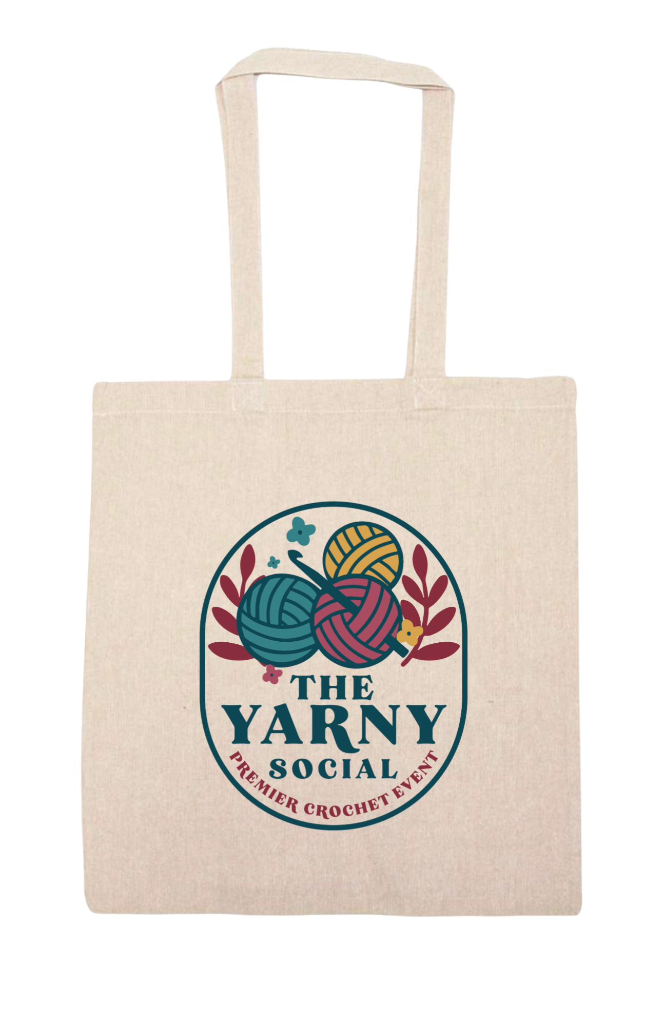 Yarny Social - Lightweight Canvas Tote