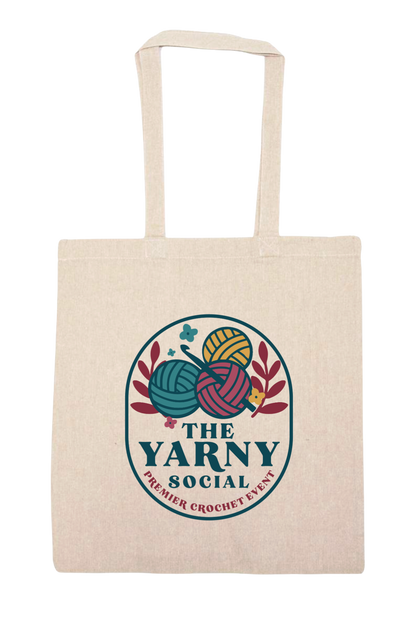 Yarny Social - Lightweight Canvas Tote