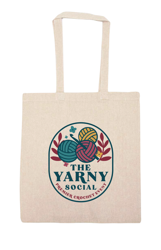 Yarny Social - Lightweight Canvas Tote