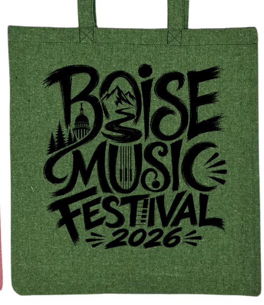 BMF 2026 - Liberty Lightweight Recycled Canvas Tote - BMF RIVER LOGO