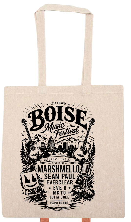 BMF 2026 - Liberty Lightweight Recycled Canvas Tote - LINEUP
