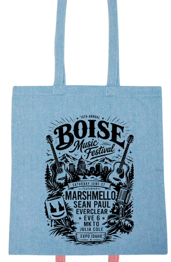 BMF 2026 - Liberty Lightweight Recycled Canvas Tote - LINEUP
