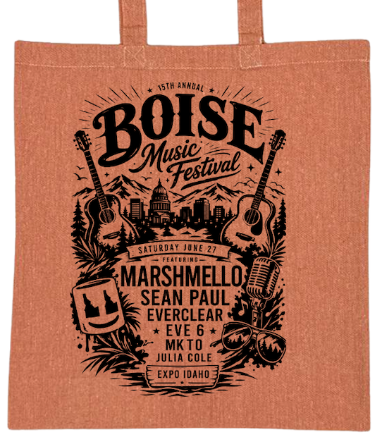 BMF 2026 - Liberty Lightweight Recycled Canvas Tote - LINEUP
