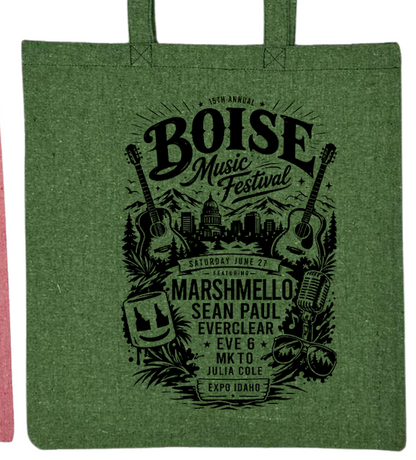 BMF 2026 - Liberty Lightweight Recycled Canvas Tote - LINEUP
