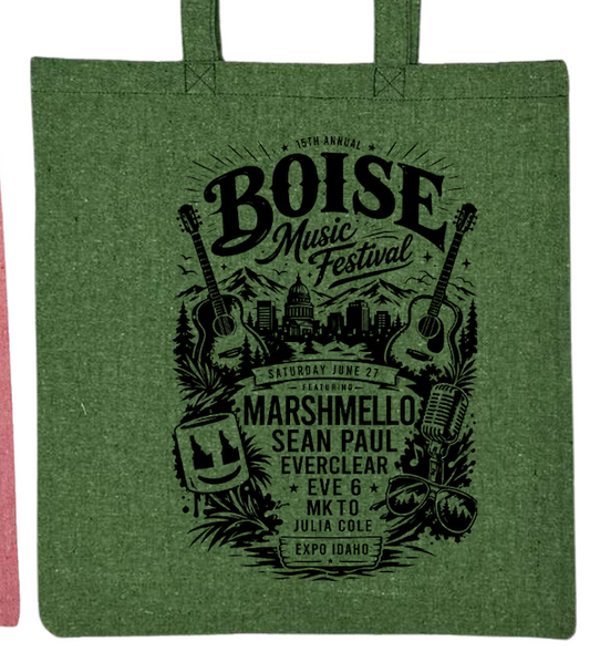 BMF 2026 - Liberty Lightweight Recycled Canvas Tote - LINEUP