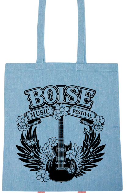 BMF 2026 - Liberty Lightweight Recycled Canvas Tote - GUITAR w/ WINGS
