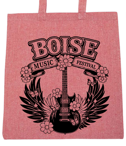 BMF 2026 - Liberty Lightweight Recycled Canvas Tote - GUITAR w/ WINGS