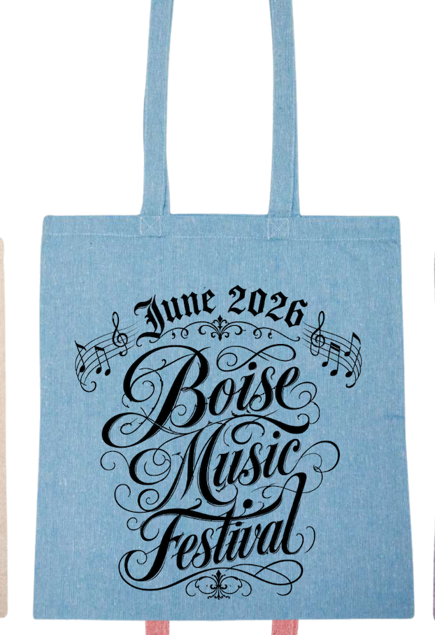 BMF 2026 - Liberty Lightweight Recycled Canvas Tote - MUSIC NOTES