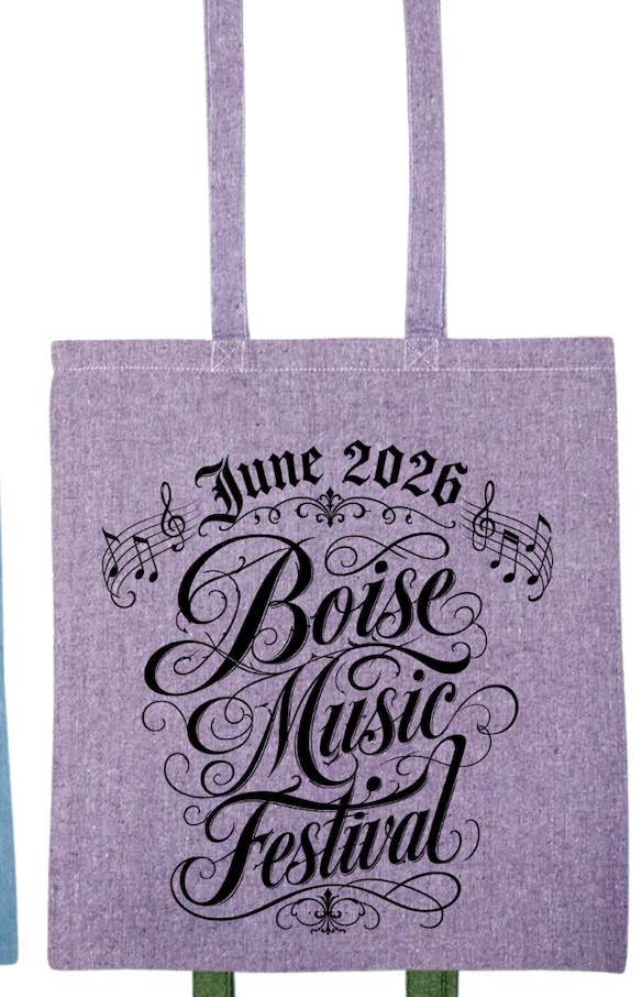 BMF 2026 - Liberty Lightweight Recycled Canvas Tote - MUSIC NOTES
