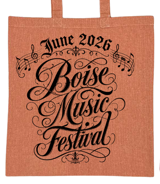 BMF 2026 - Liberty Lightweight Recycled Canvas Tote - MUSIC NOTES