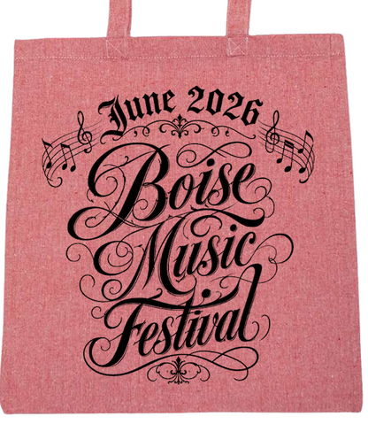 BMF 2026 - Liberty Lightweight Recycled Canvas Tote - MUSIC NOTES