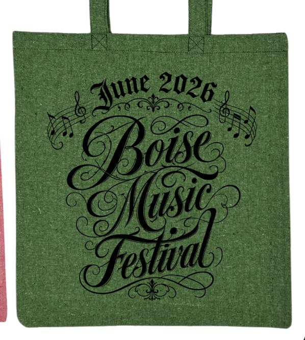 BMF 2026 - Liberty Lightweight Recycled Canvas Tote - MUSIC NOTES