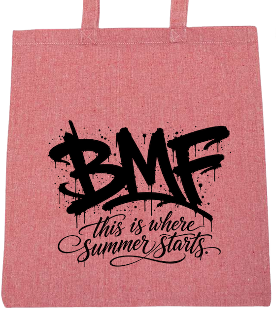 BMF 2026 - Liberty Lightweight Recycled Canvas Tote - GRAFFITI