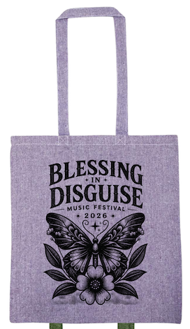 BID 2026 - Liberty Lightweight Recycled Canvas Tote - BUTTERFLY & FLOWERS