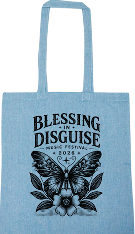 BID 2026 - Liberty Lightweight Recycled Canvas Tote - BUTTERFLY & FLOWERS