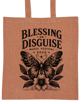 BID 2026 - Liberty Lightweight Recycled Canvas Tote - BUTTERFLY & FLOWERS