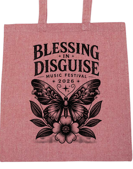 BID 2026 - Liberty Lightweight Recycled Canvas Tote - BUTTERFLY & FLOWERS