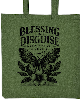 BID 2026 - Liberty Lightweight Recycled Canvas Tote - BUTTERFLY & FLOWERS