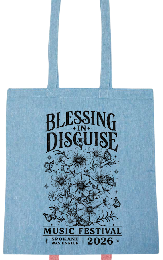 BID 2026 - Liberty Lightweight Recycled Canvas Tote - DETAILED FLOWERS