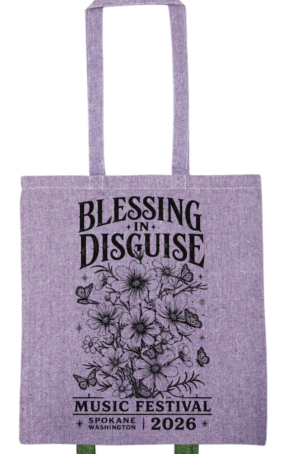 BID 2026 - Liberty Lightweight Recycled Canvas Tote - DETAILED FLOWERS
