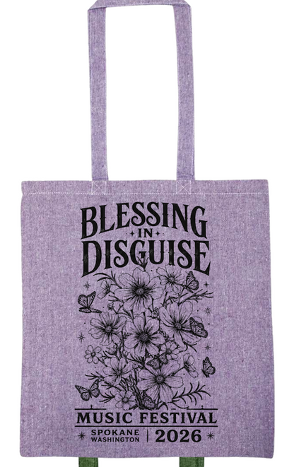 BID 2026 - Liberty Lightweight Recycled Canvas Tote - DETAILED FLOWERS