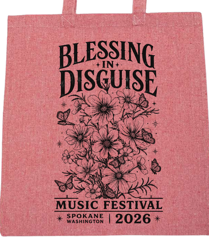 BID 2026 - Liberty Lightweight Recycled Canvas Tote - DETAILED FLOWERS
