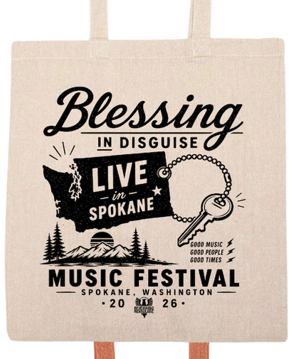 BID 2026 - Liberty Lightweight Recycled Canvas Tote - WA STATE KEYCHAIN