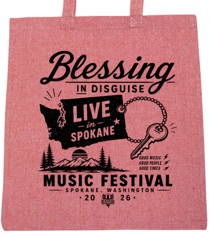 BID 2026 - Liberty Lightweight Recycled Canvas Tote - WA STATE KEYCHAIN