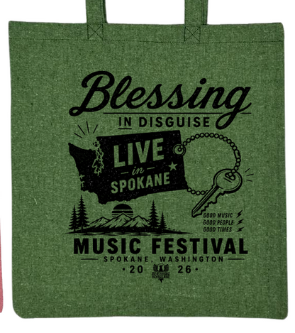 BID 2026 - Liberty Lightweight Recycled Canvas Tote - WA STATE KEYCHAIN