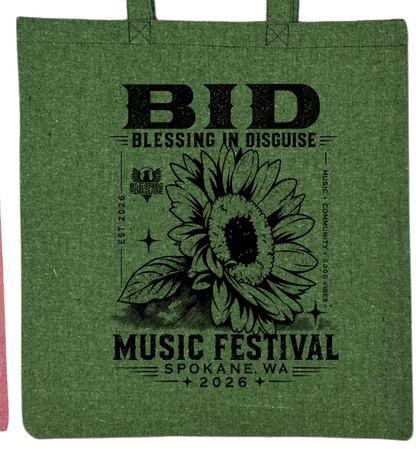 BID 2026 - Liberty Lightweight Recycled Canvas Tote - BID SUNFLOWER