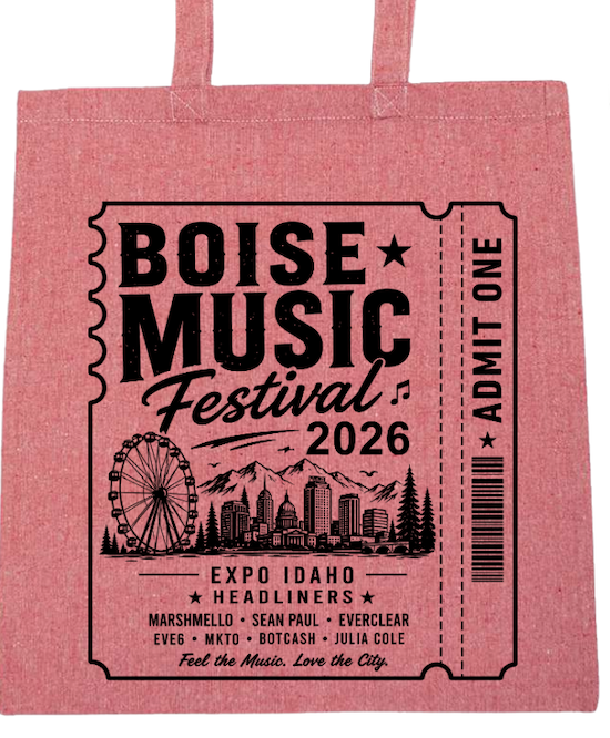 BMF 2026 - Liberty Lightweight Recycled Canvas Tote - TICKET LOGO