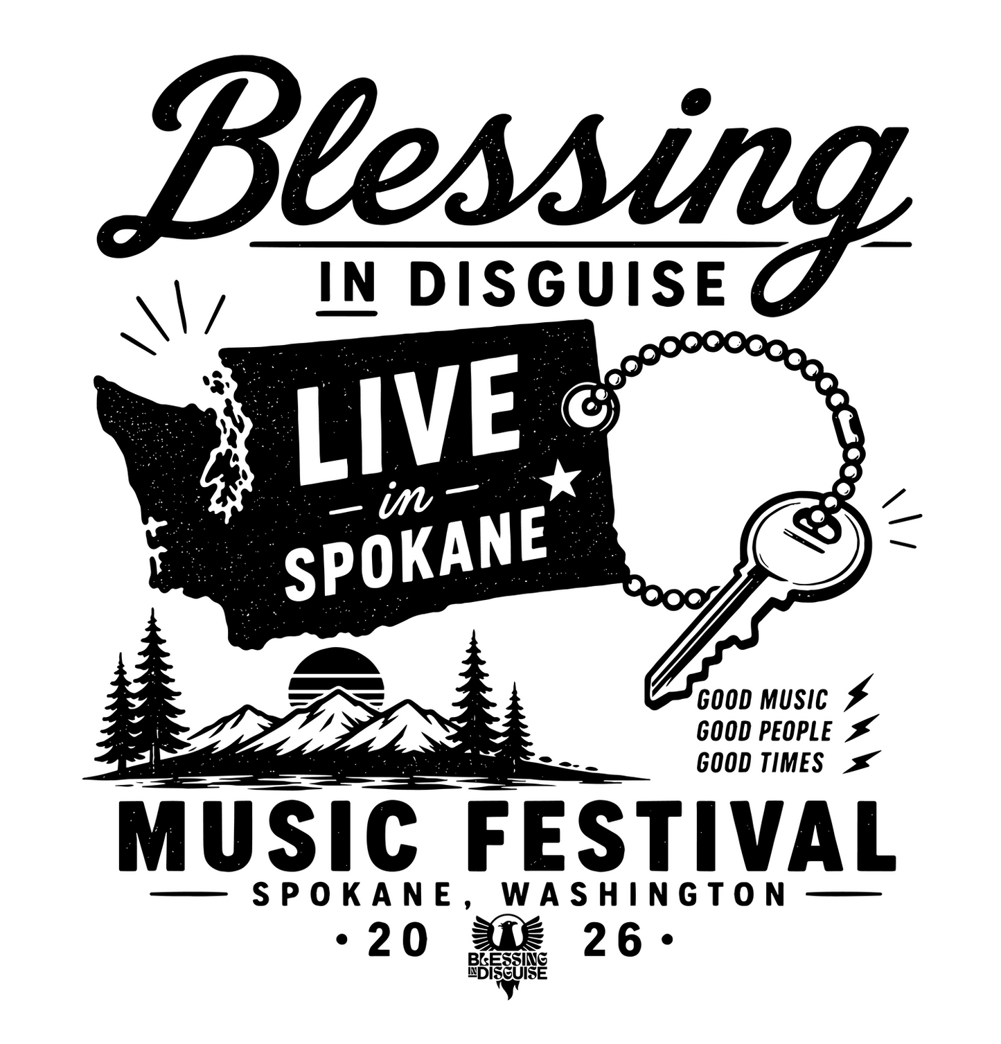 Poster Lineup Tee - BID 2026