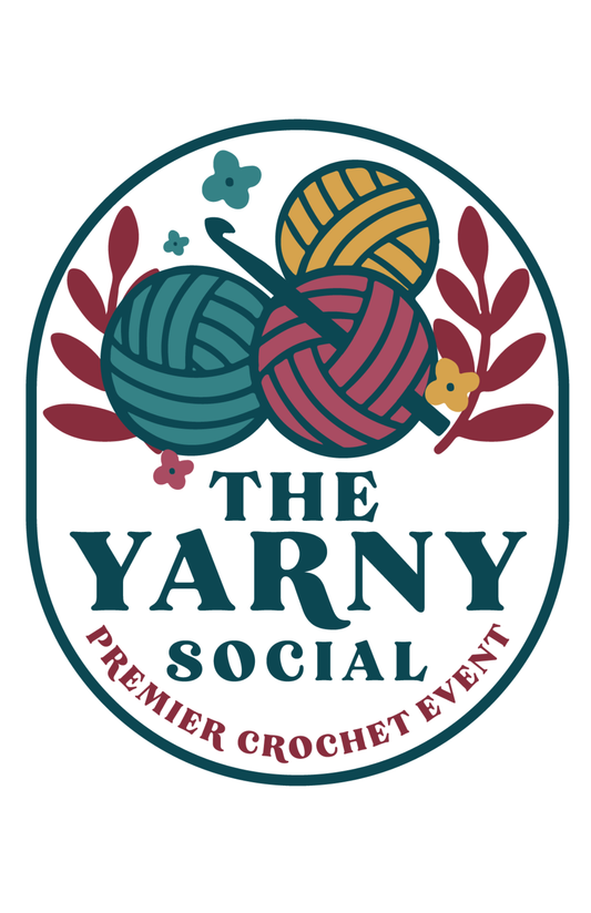 Yarny Social - 3"x3" Sticker